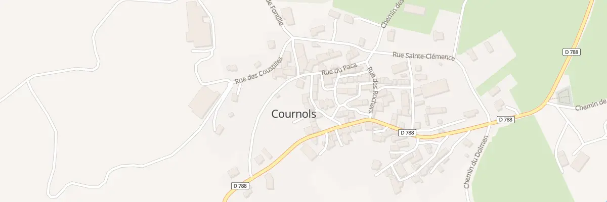 Plan du 31 Rue du Souterrain Le Bourg à Cournols