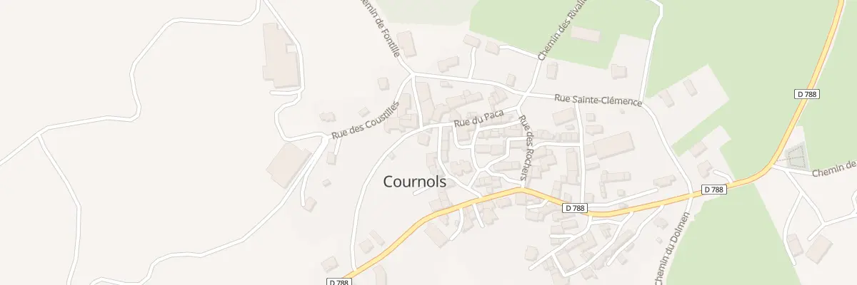 Plan du 57 Rue du Souterrain Le Bourg à Cournols