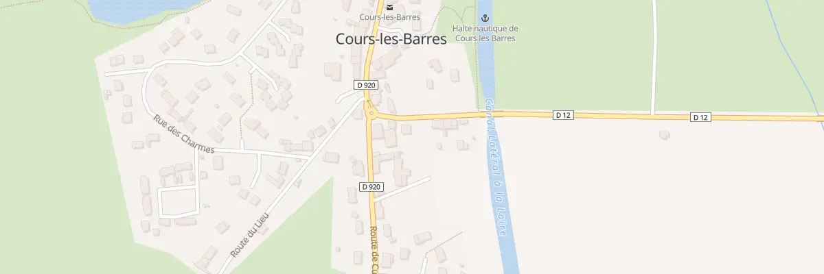 Plan du 4 Rte de Fourchambault à Cours-les-Barres