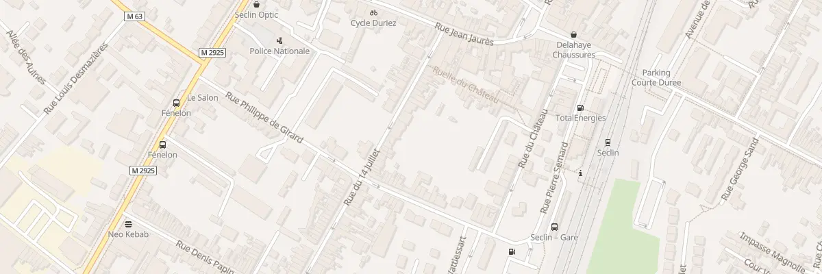 Plan du 23 Rue du Quatorze Juillet à Seclin