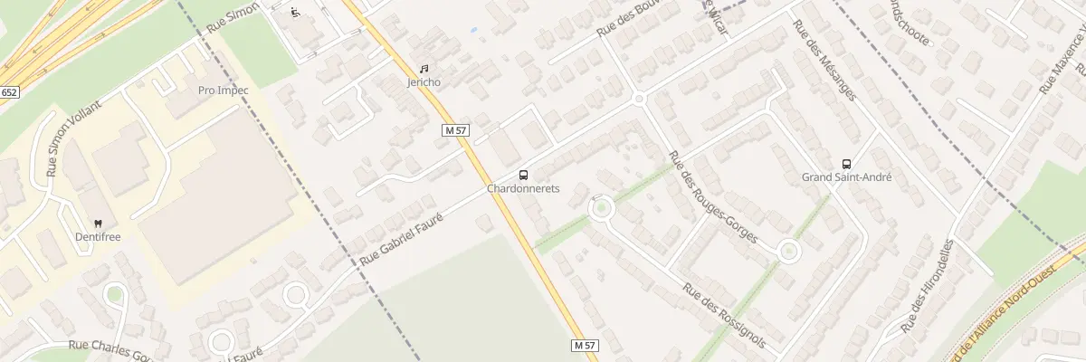 Plan du 1 Rue des Chardonnerets à Saint-André-lez-Lille