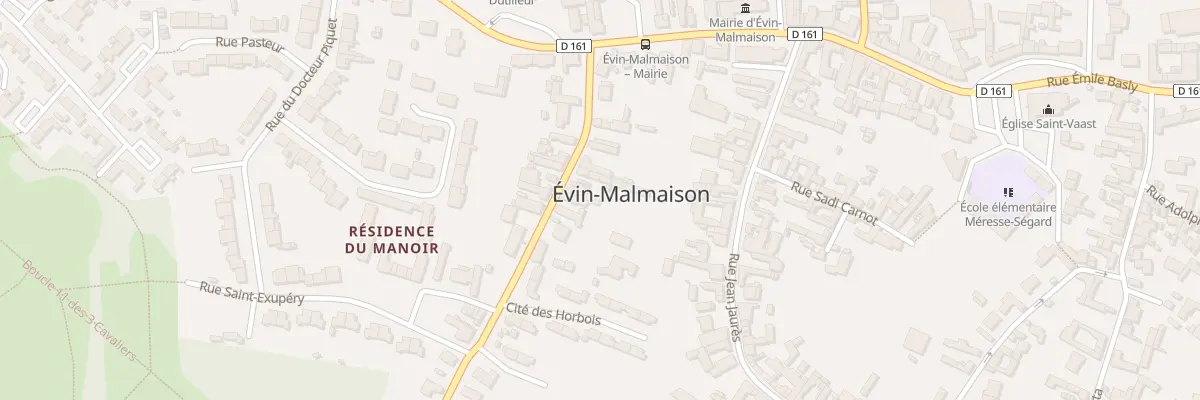 Plan du 29 Rue Arthur Lamendin à Évin-Malmaison