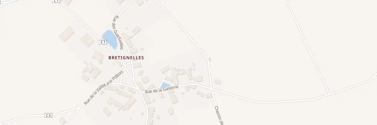 Plan du 9 Rue de la Garenne à Pougny