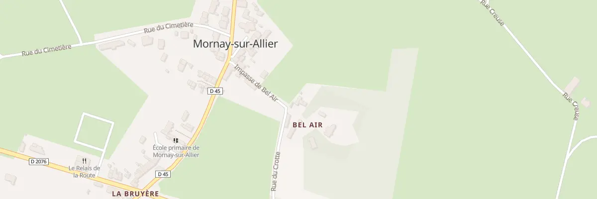 Plan du 289 Les Malouettes à Mornay-sur-Allier