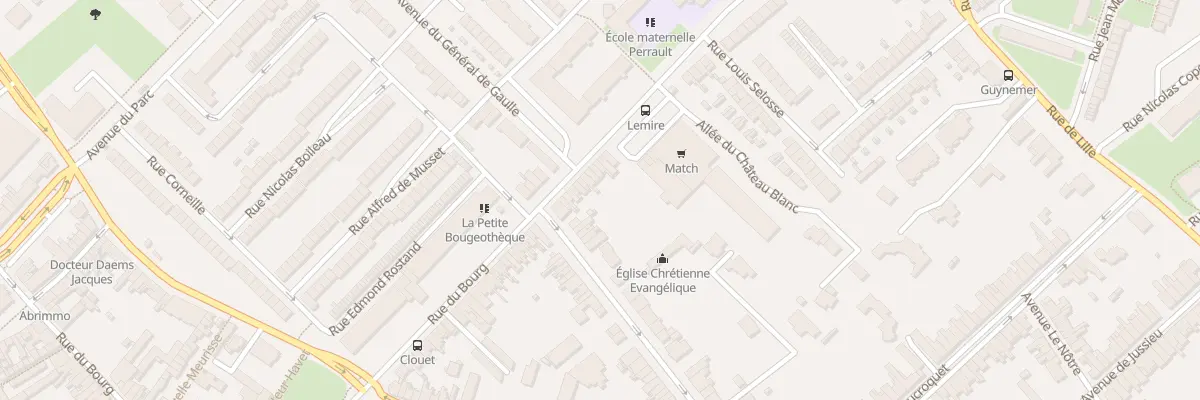 Plan du 300 Rue du Bourg à Lambersart