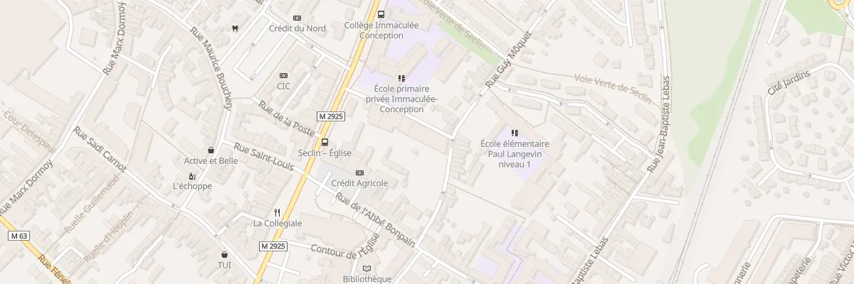 Plan du 1A Rue Guy Mocquet à Seclin