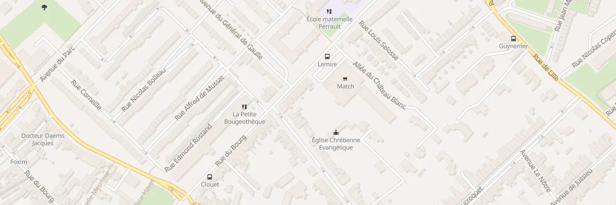 Plan du 302 Rue du Bourg à Lambersart