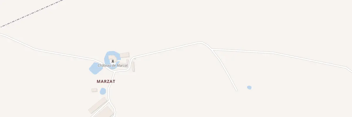Plan du 1 Marzat à Voussac