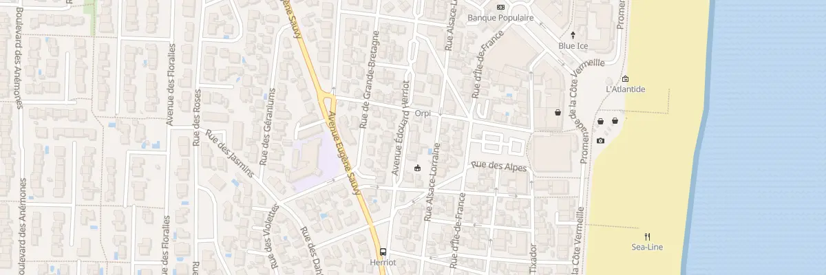 Plan du 18 Rue Alsace Lorraine à Canet-en-Roussillon