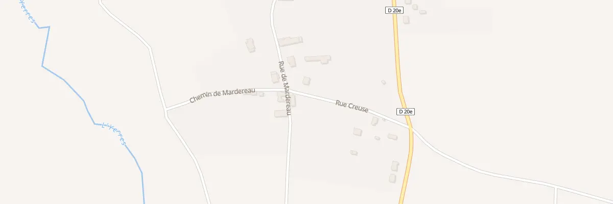 Plan du 9 Rue du Mardereau à Touquin