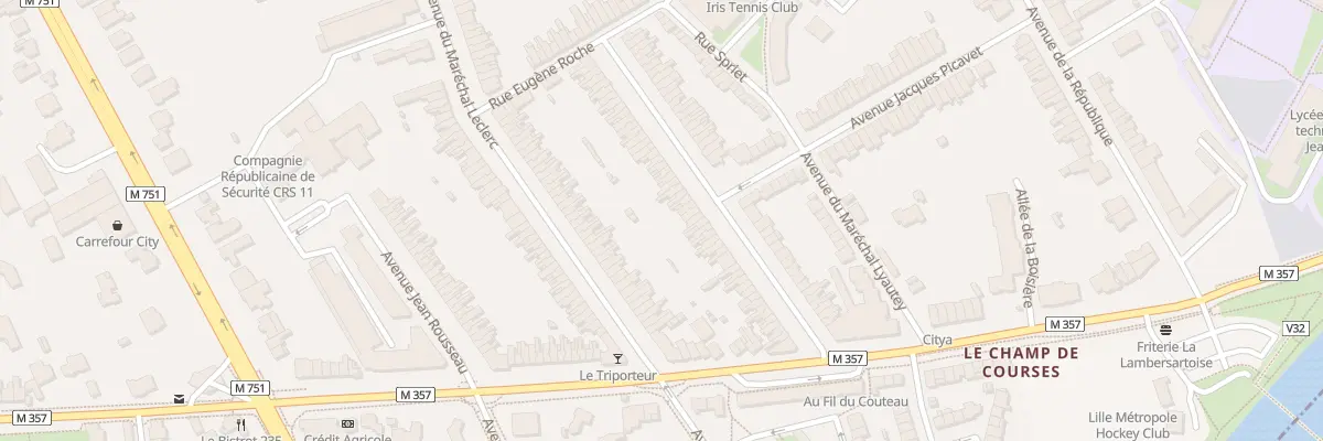 Plan du 47 Av du Colonel Driant à Lambersart
