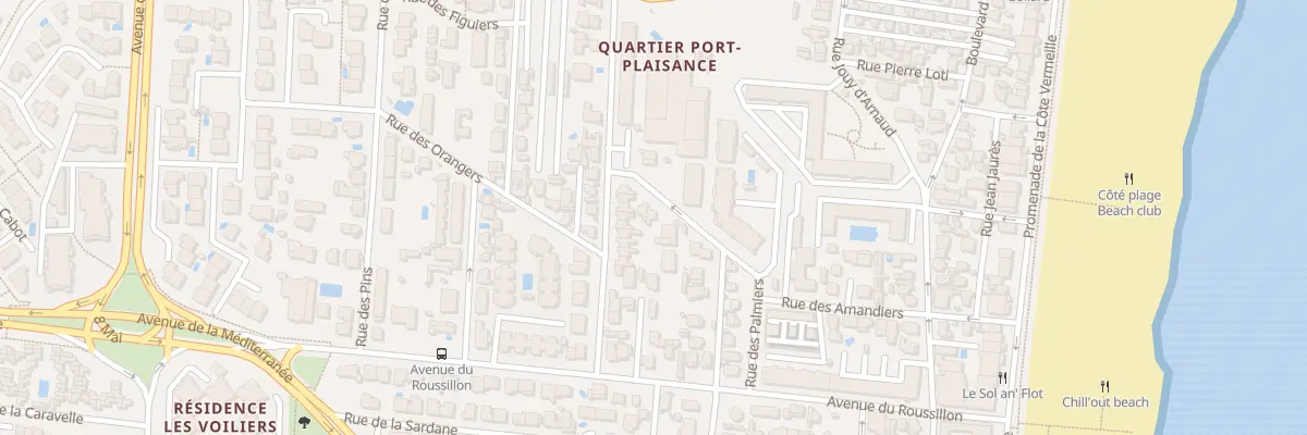 Plan du 9 Rue des Cerisiers à Canet-en-Roussillon
