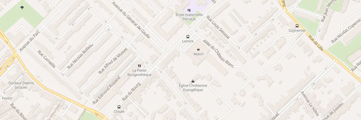 Plan du 308 Rue du Bourg à Lambersart