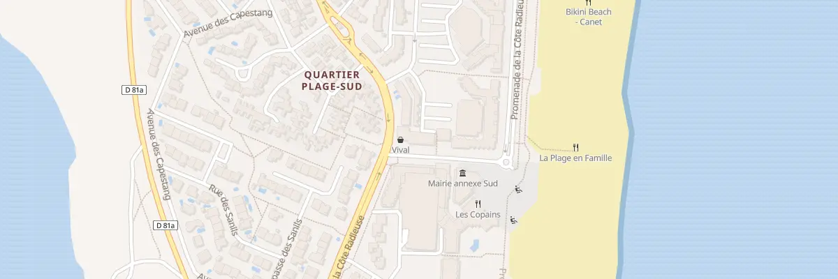 Plan du 9004 Res Le Plein Sud à Canet-en-Roussillon