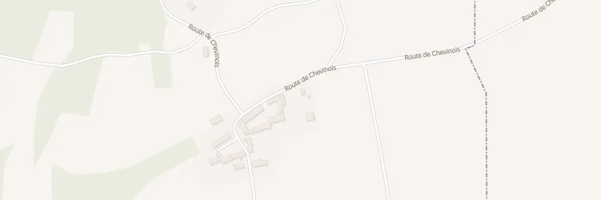 Plan du 13B Rte de Chevinois à La Brosse-Montceaux