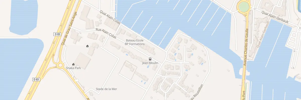 Plan du 10 Rue Alain Colas au Barcarès