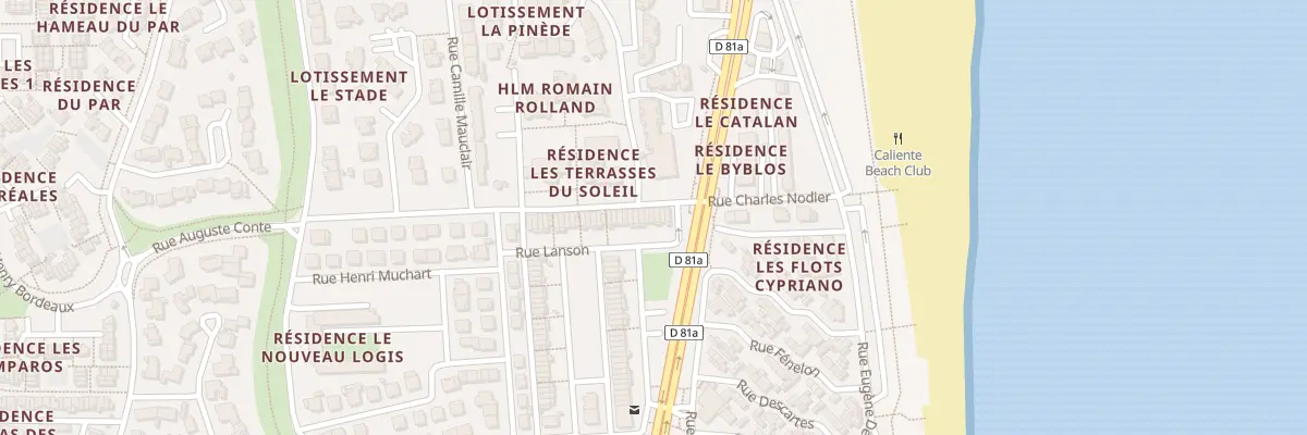 Plan du 8 Rue Lanson à Saint-Cyprien