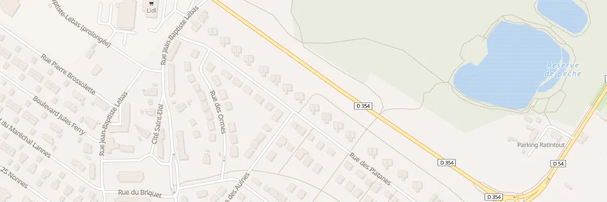 Plan du 373 Rue des Platanes à Ostricourt
