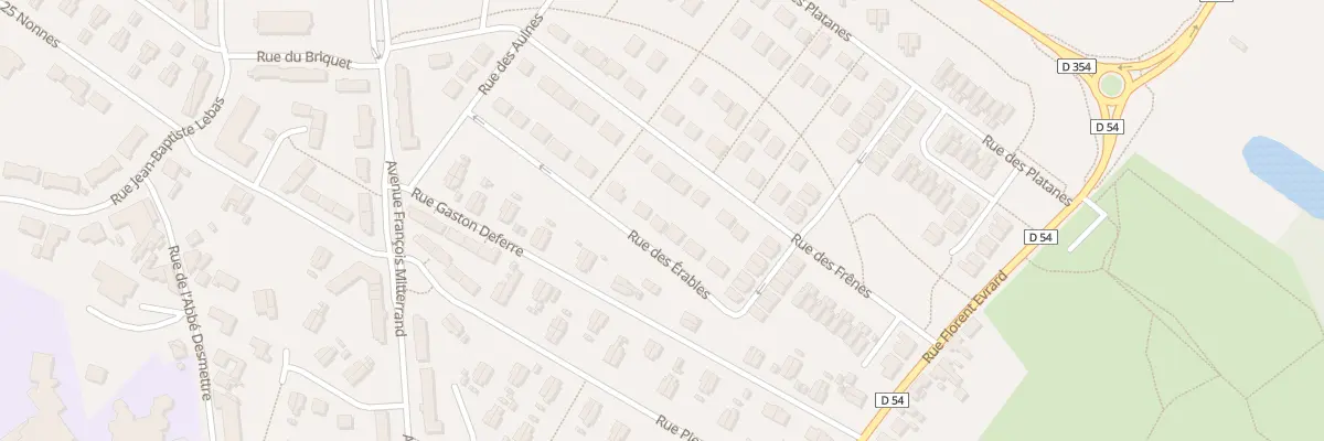Plan du 41 Rue des Erables à Ostricourt
