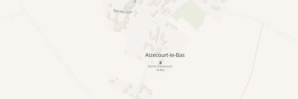 Plan du 3 Rue de la Mairie à Aizecourt-le-Bas