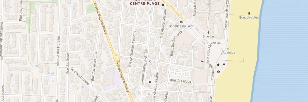 Plan du 12B Rue Alsace Lorraine à Canet-en-Roussillon