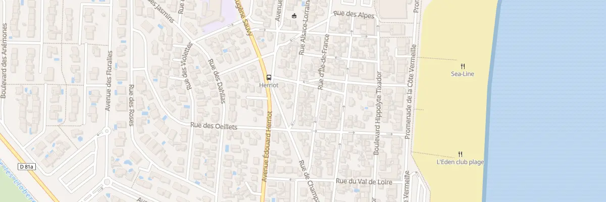 Plan du 39 Rue Alsace Lorraine à Canet-en-Roussillon