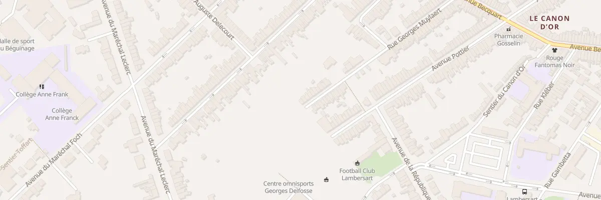 Plan du 66 Rue Georges Muylaert à Lambersart
