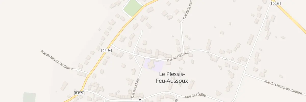 Plan du 3 Rue de l’Echelle au Plessis-Feu-Aussoux