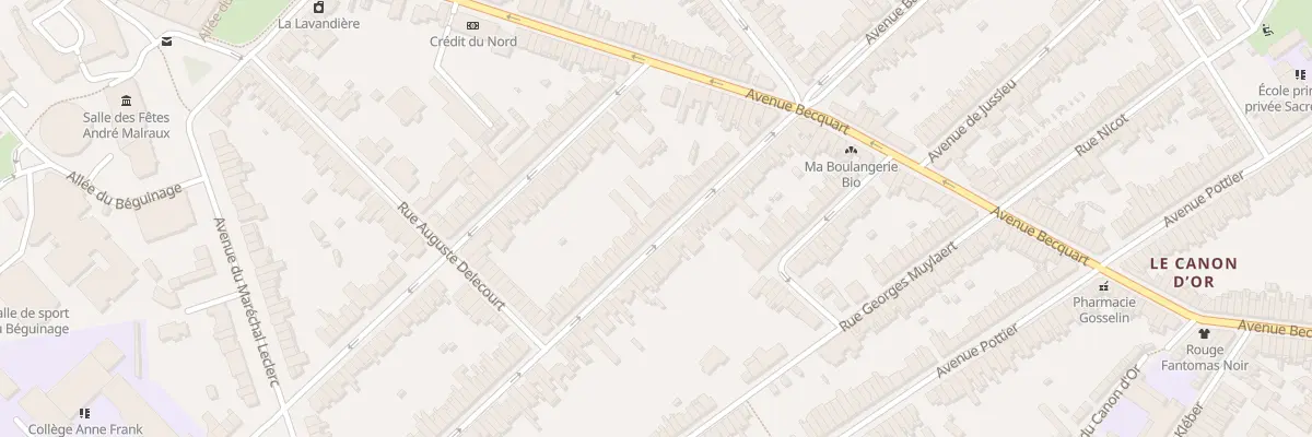 Plan du 44B Av Marceau à Lambersart