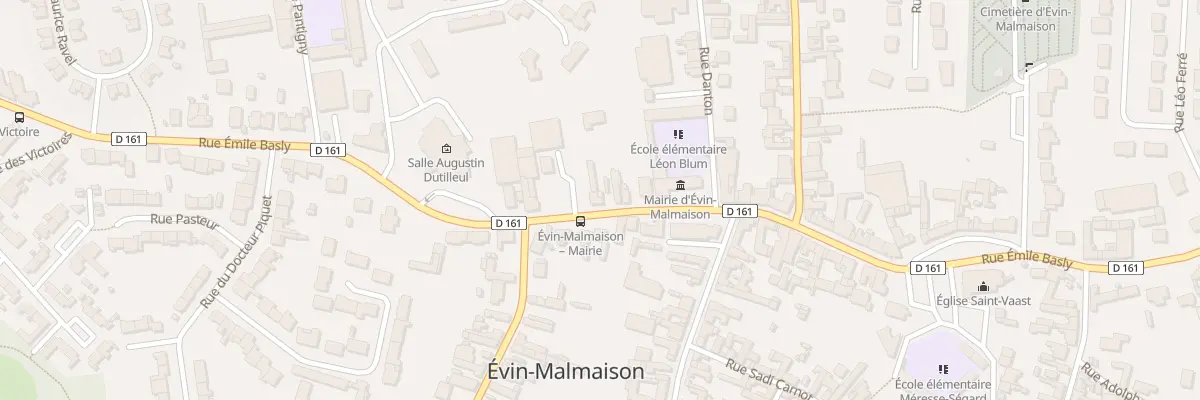 Plan du 128 Rue Emile Basly à Évin-Malmaison