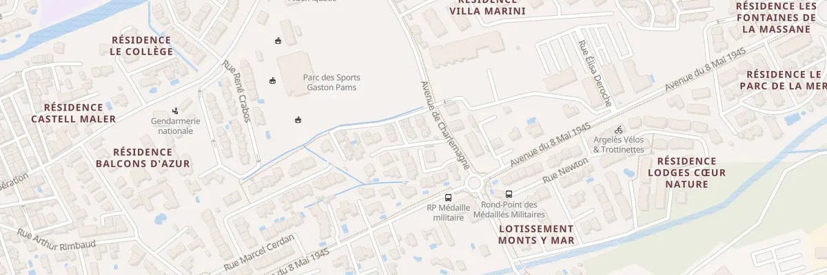 Plan du 9002 Av de Charlemagne à Argelès-sur-Mer