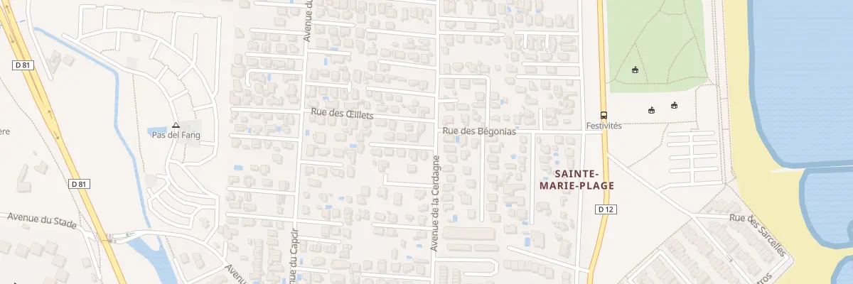 Plan du 58 Av de la Cerdagne à Sainte-Marie-la-Mer