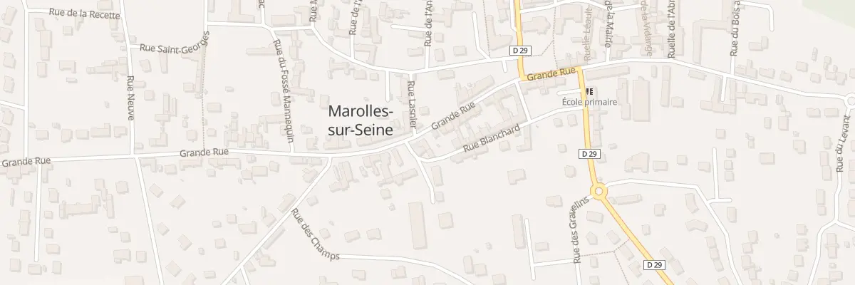 Plan du 45 Grande Rue à Marolles-sur-Seine