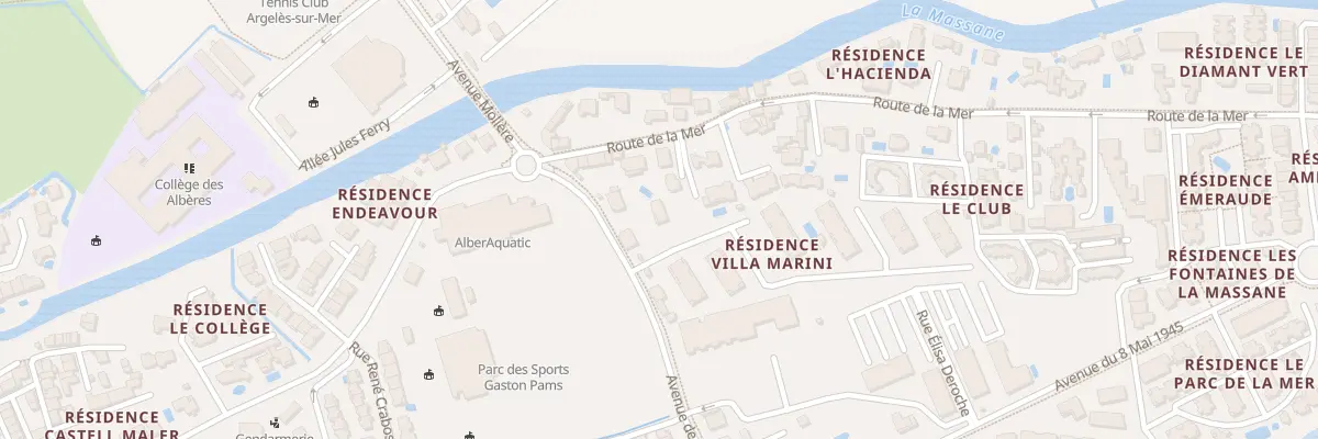 Plan du 65 Av de Charlemagne à Argelès-sur-Mer