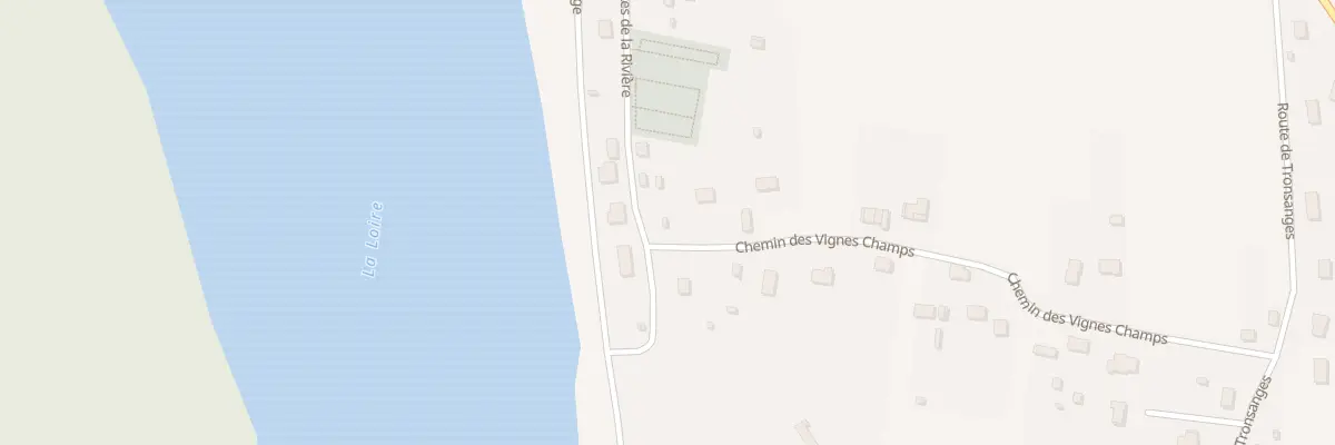 Plan du 25 Chem des Plantes de la Riviere à La Marche