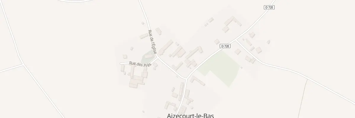 Plan du 2 Rue de l’Eglise à Aizecourt-le-Bas