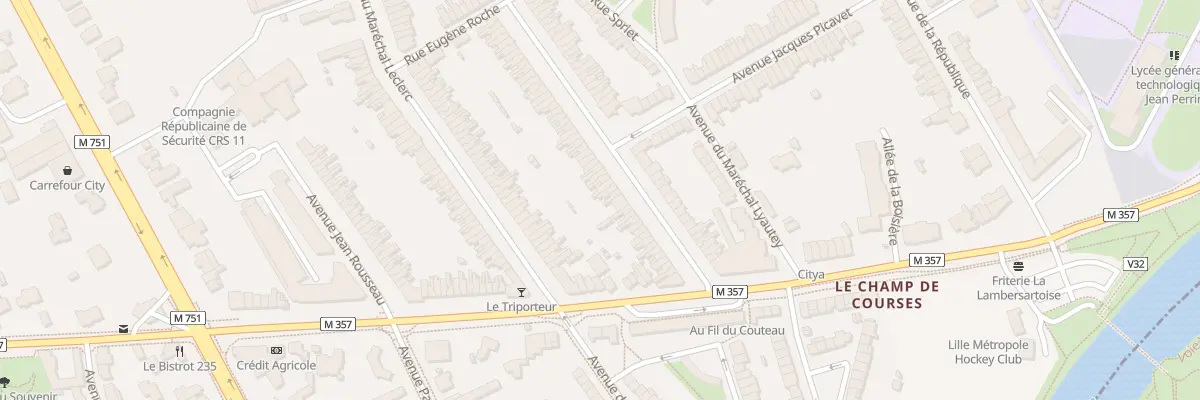 Plan du 31 Av du Colonel Driant à Lambersart
