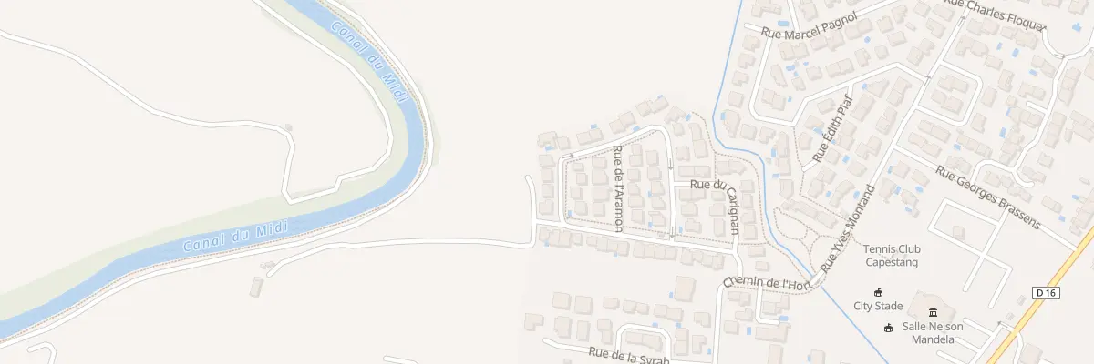 Plan du 5 Rue du Mourastel à Capestang