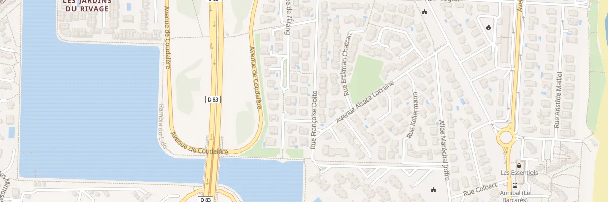 Plan du 3 Rue Francoise Dolto au Barcarès