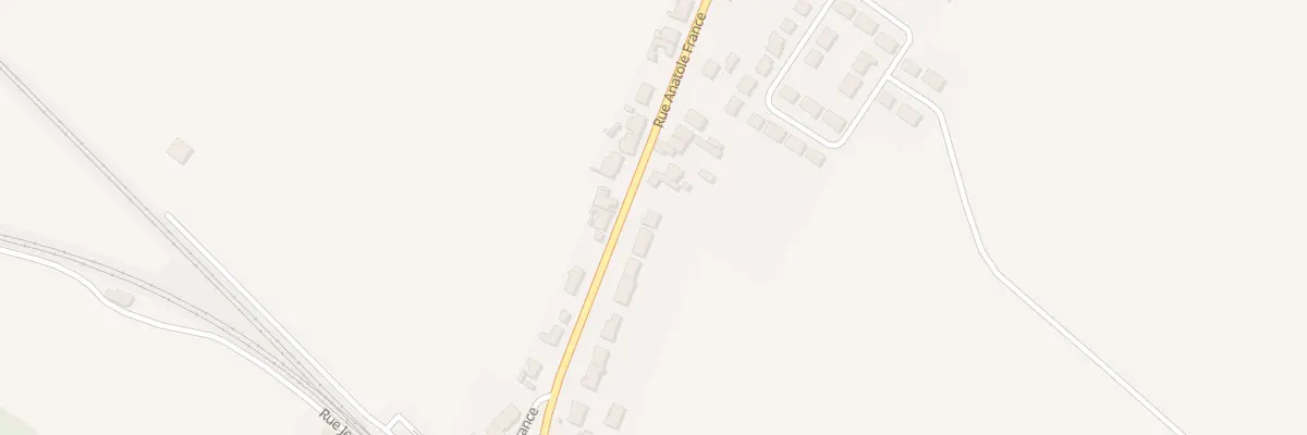 Plan du 529 Rue Anatole France à Ostricourt