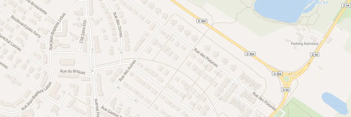 Plan du 291 Rue des Platanes à Ostricourt