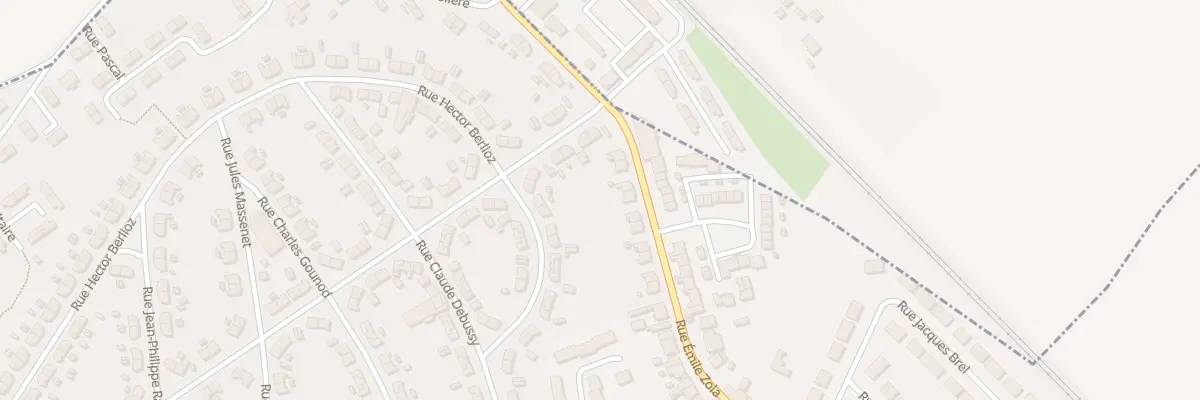 Plan du 85 Rue Emile Zola à Évin-Malmaison