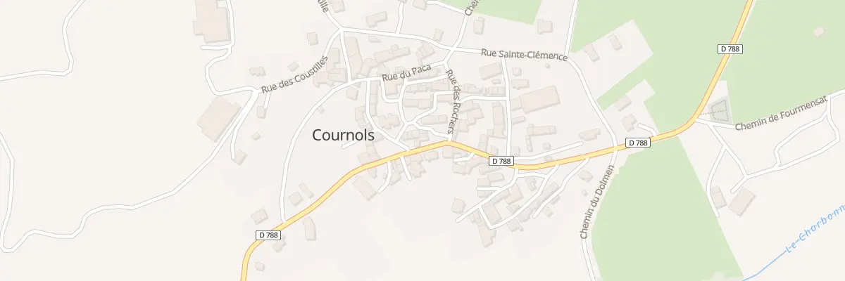 Plan du 382 Rue des Lavoirs Le Bourg à Cournols