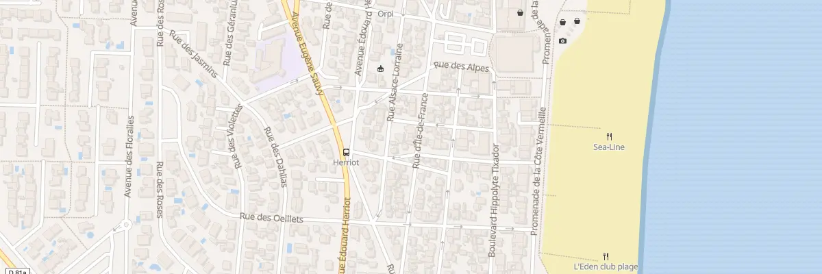Plan du 36 Rue Ile de France à Canet-en-Roussillon