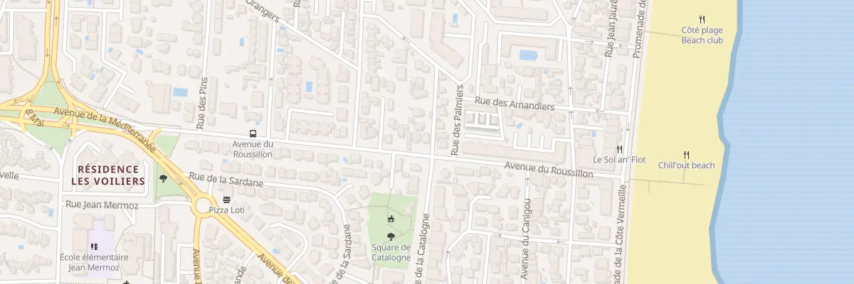 Plan du 10 Av du Roussillon à Canet-en-Roussillon