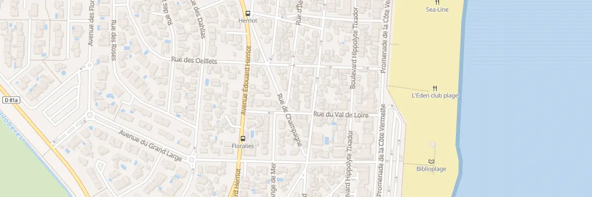 Plan du 39 Rue Ile de France à Canet-en-Roussillon