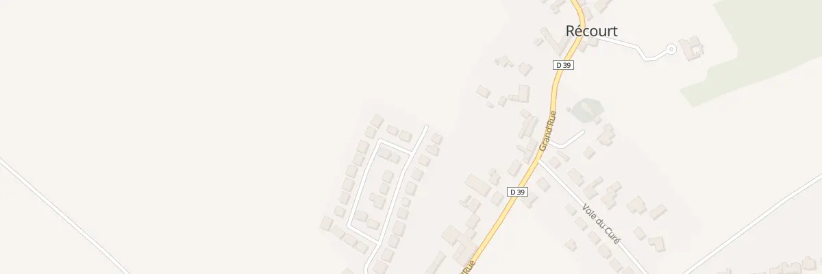 Plan du 27 Rue du Mont Fouet à Récourt