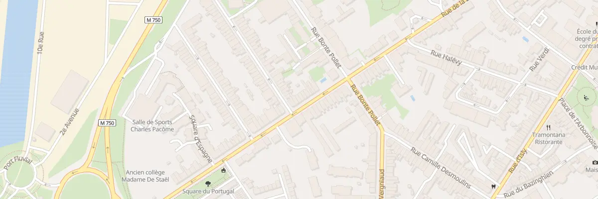 Plan du 140 Rue de la Bassée à Lille