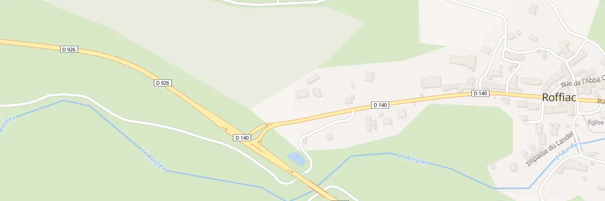 Plan du 58 Rue Saint Gal à Roffiac