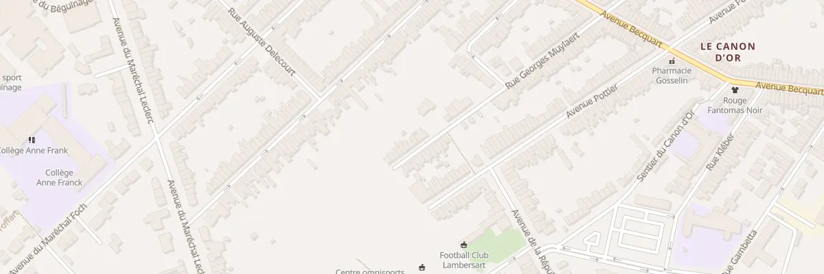 Plan du 52 Rue Georges Muylaert à Lambersart